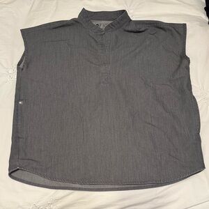 Figs small grey Rafaela top